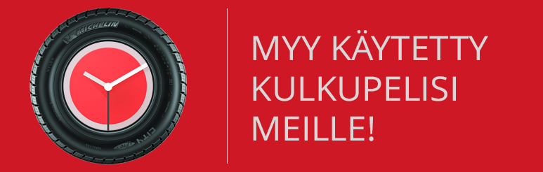 Myy käytetty kulkupelisi meille!